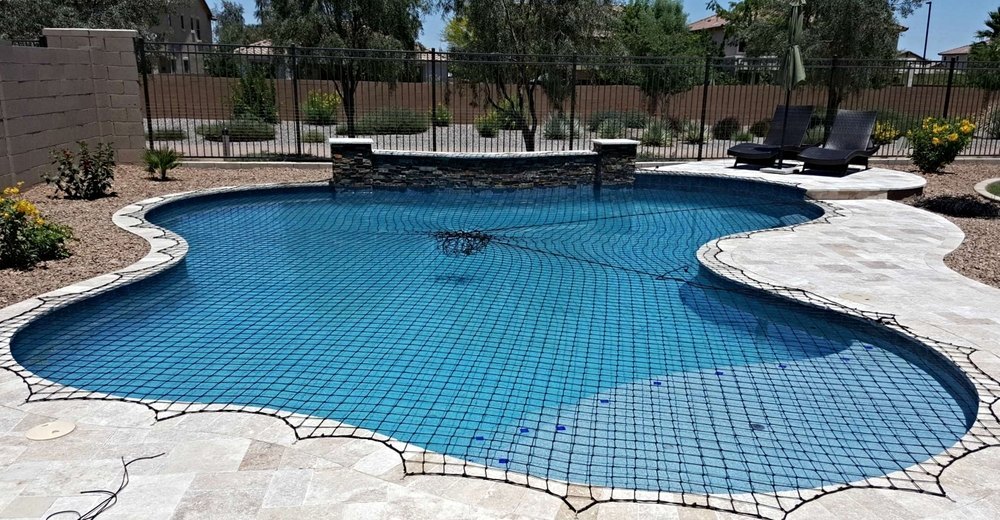 Swimming pool nets